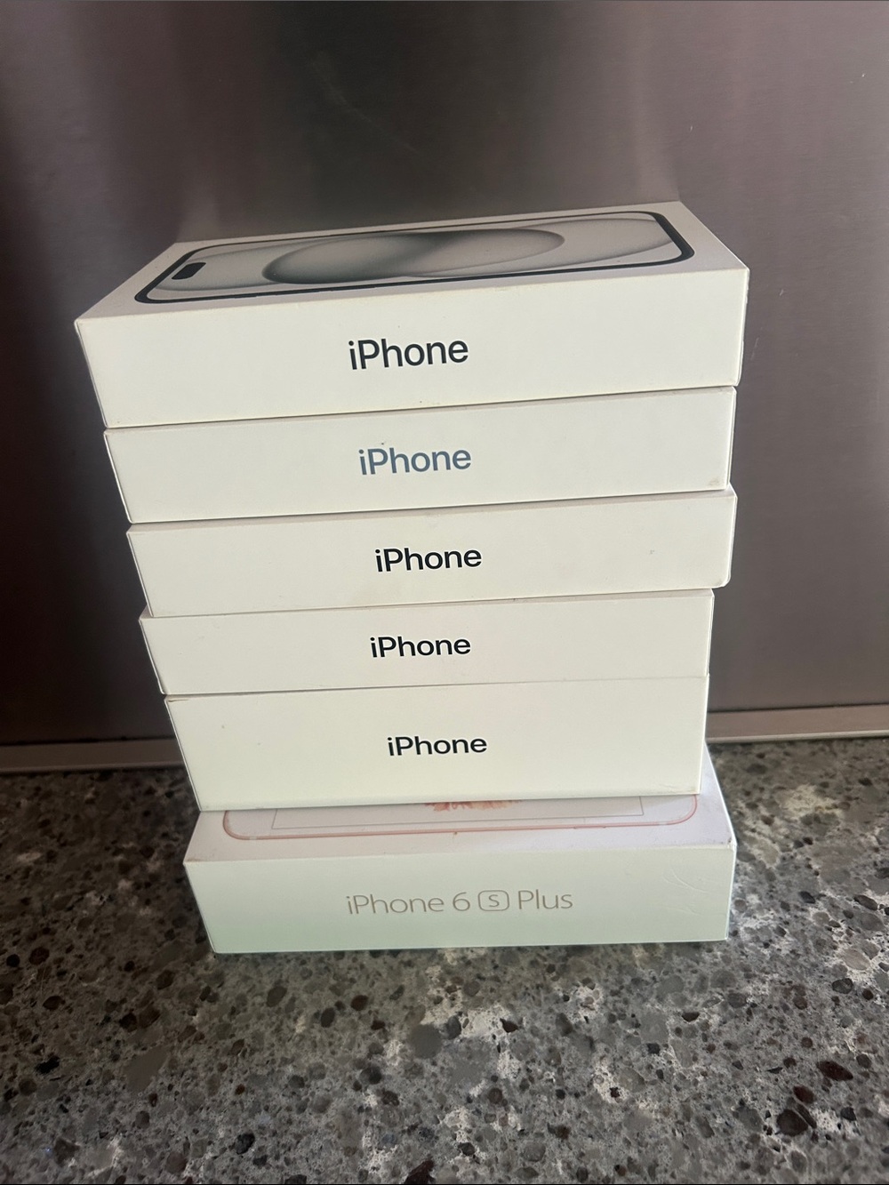Bundle of 6 Apple iPhone Boxes
